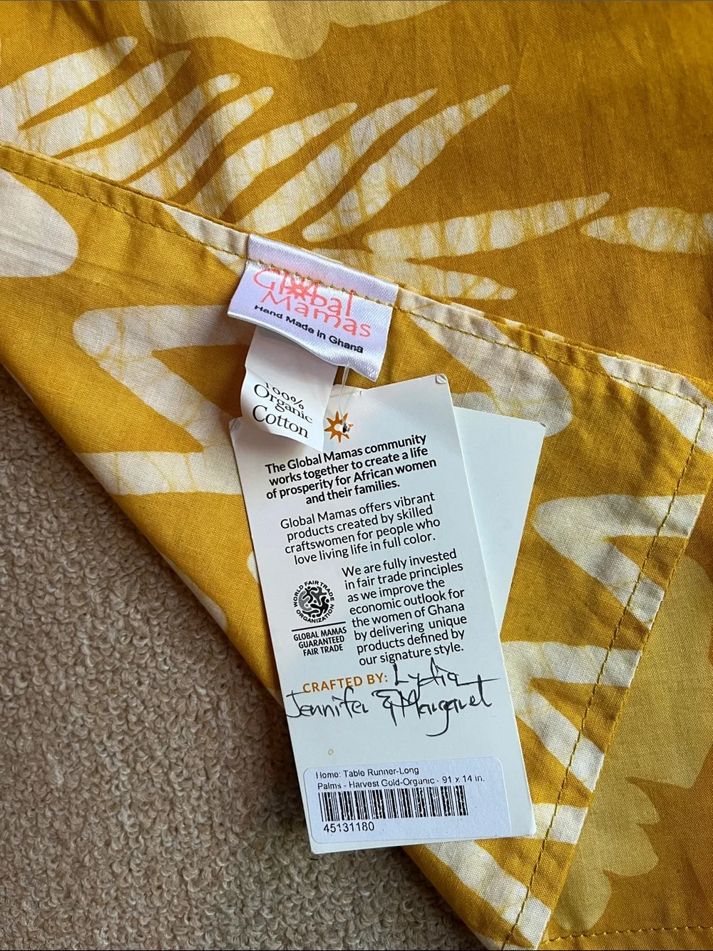 Harvest gold Printed Kitchen Linen Set